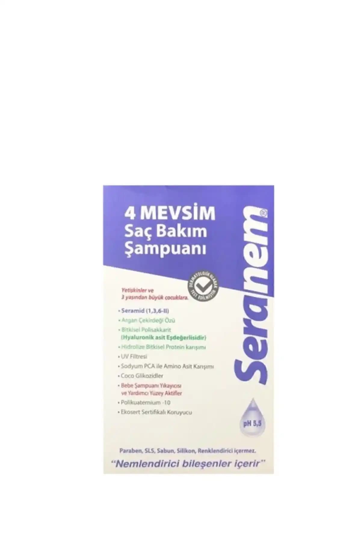 Seranem 4 Mevsim Saç Bakım Şampuanı: Saçlarınızı Güçlendiren Doğal Formül