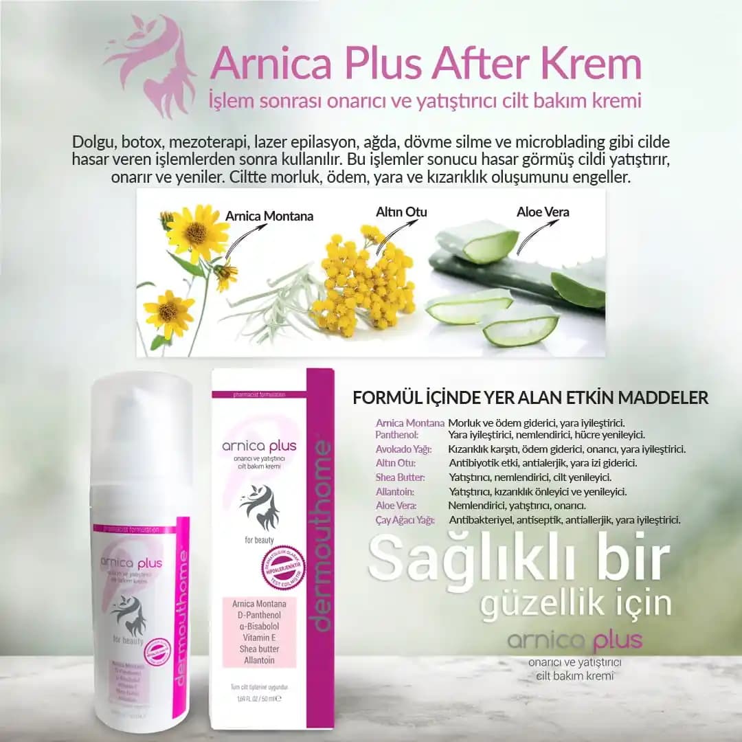 Arnica Krem ve Cilt Bakımında Doğal Kullanımı: Faydaları ve Güvenli Uygulama Yöntemleri
