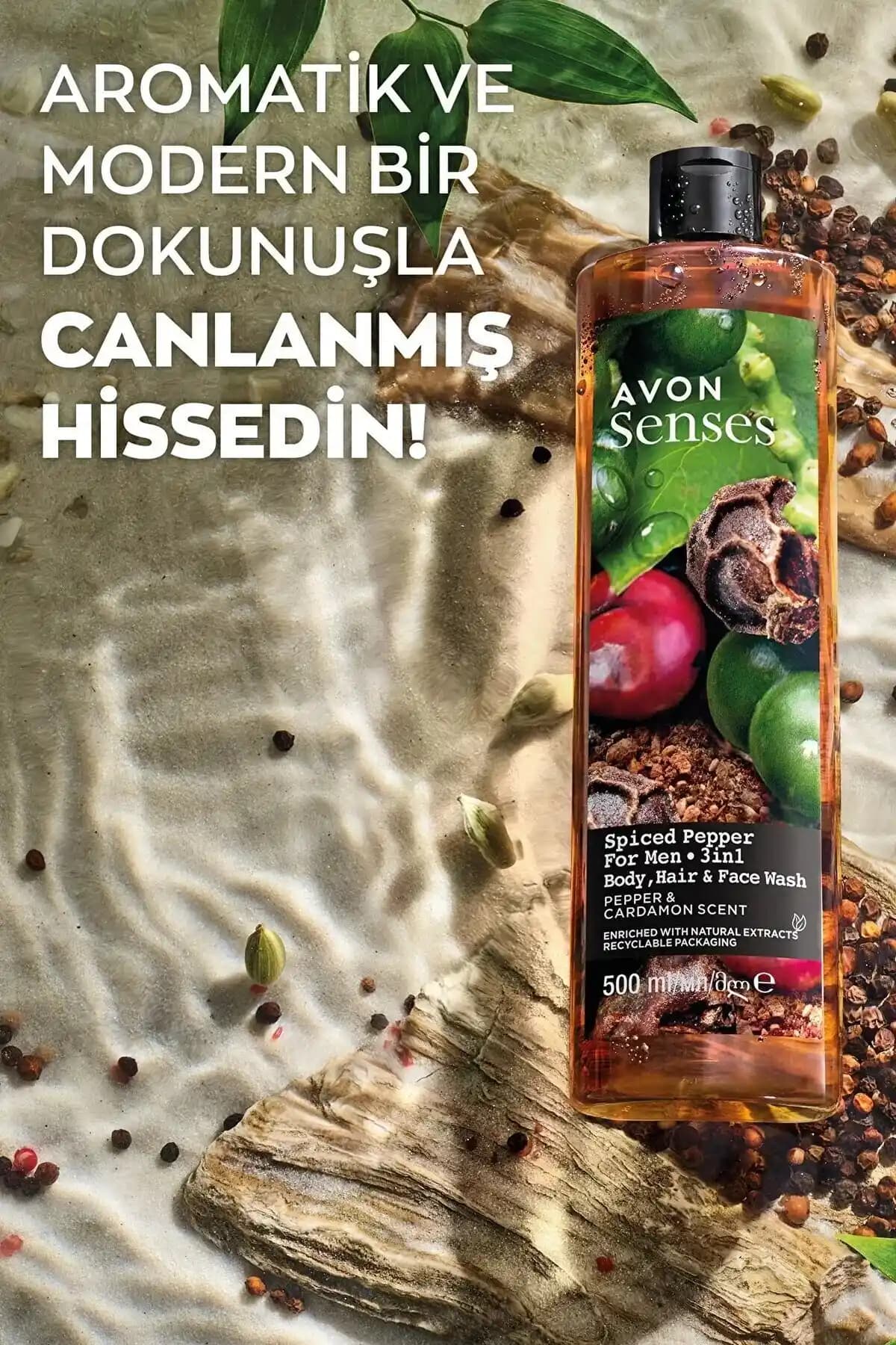 Avon Erkekler İçin Ferahlatıcı Duş Jeli: Günlük Temizlik ve Canlandırıcı Etki Sağlar