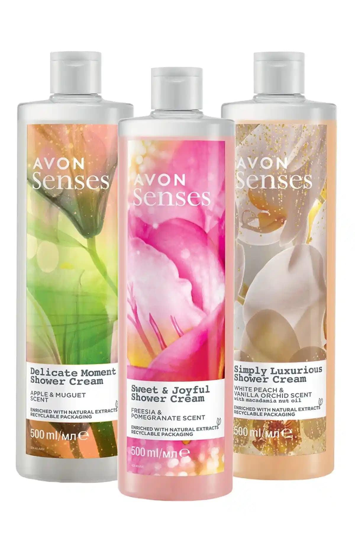 Avon Senses Serisi Ferah Kokulu Duş Jeli Seçenekleri ve Özellikleri