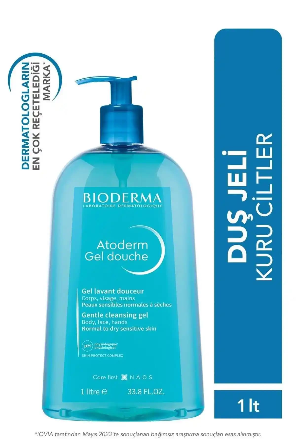 Bioderma Atoderm Nemlendirici Duş Jeli: Kuru ve Hassas Ciltler İçin Güçlü Bir Temizlik Çözümü