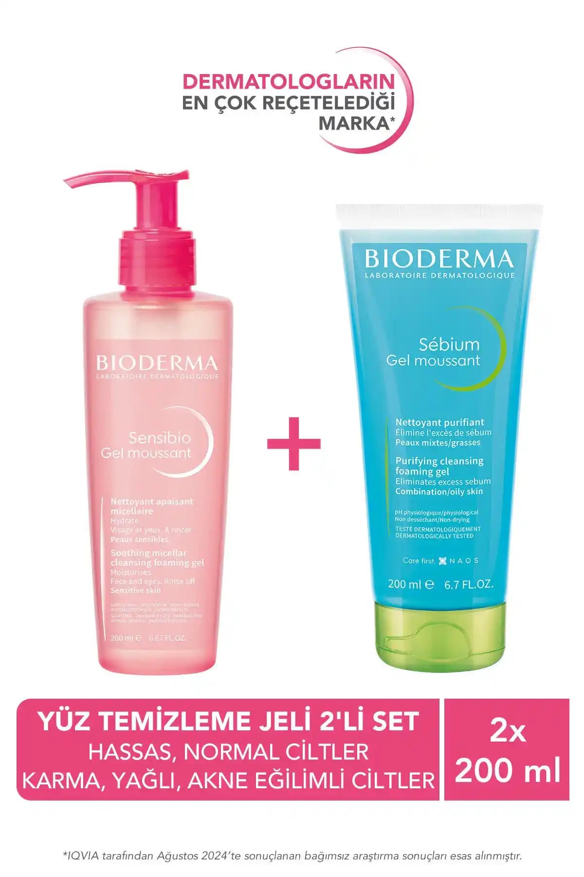 Bioderma Hassas Ciltler İçin Temizleme Jeli: Güvenli ve Nazik Temizlik Çözümü