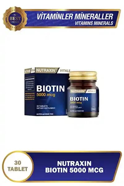 Biotin 5000 mcg ile Saç, Cilt ve Tırnak Sağlığını Güçlendirme Rehberi