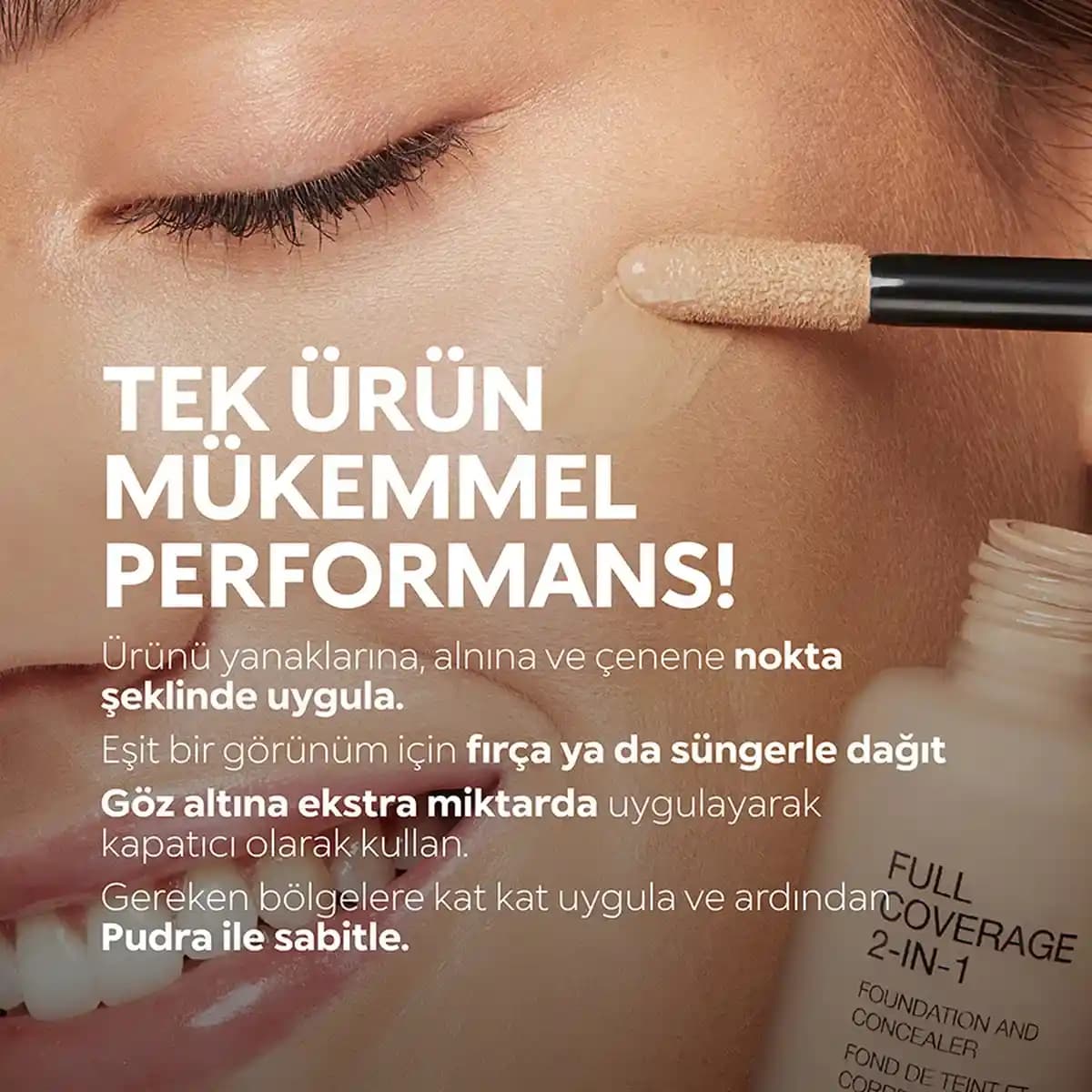 Çok Yönlü ve Yüksek Kapatıcılı Full Coverage 2 in 1 Fondöten ve Concealer Ürünü Rehberi