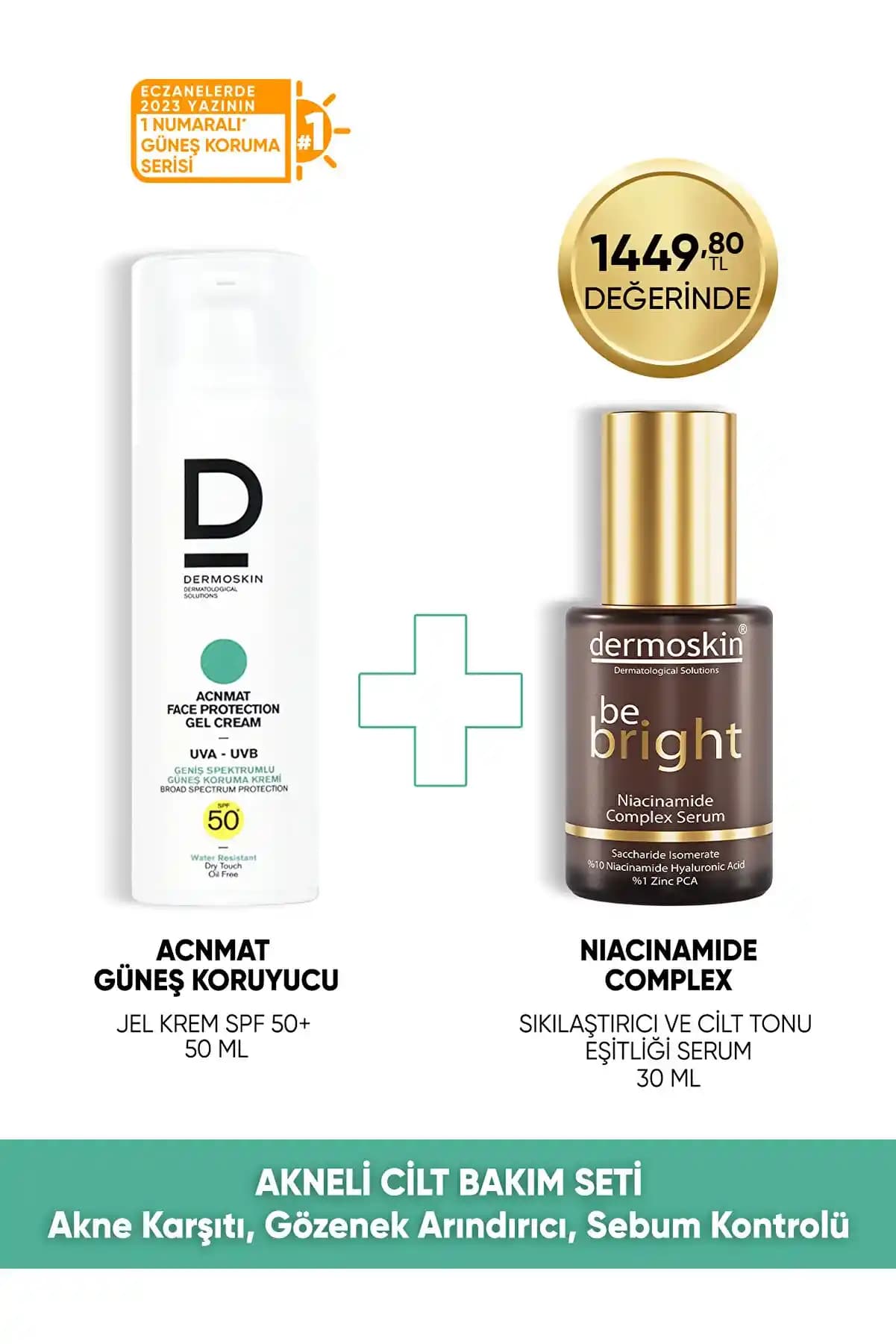 Dermoskin Acnmat Güneş Kremi: Akneye Eğilimli Ciltler İçin Güvenilir Koruma ve Cilt Sağlığı