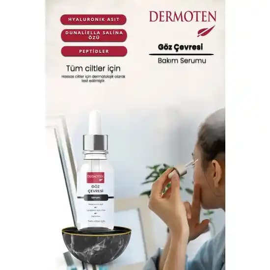 Dermoten Göz Çevresi Serumu: İnce Çizgileri Azaltan ve Nemlendiren Etkili Bakım Ürünü