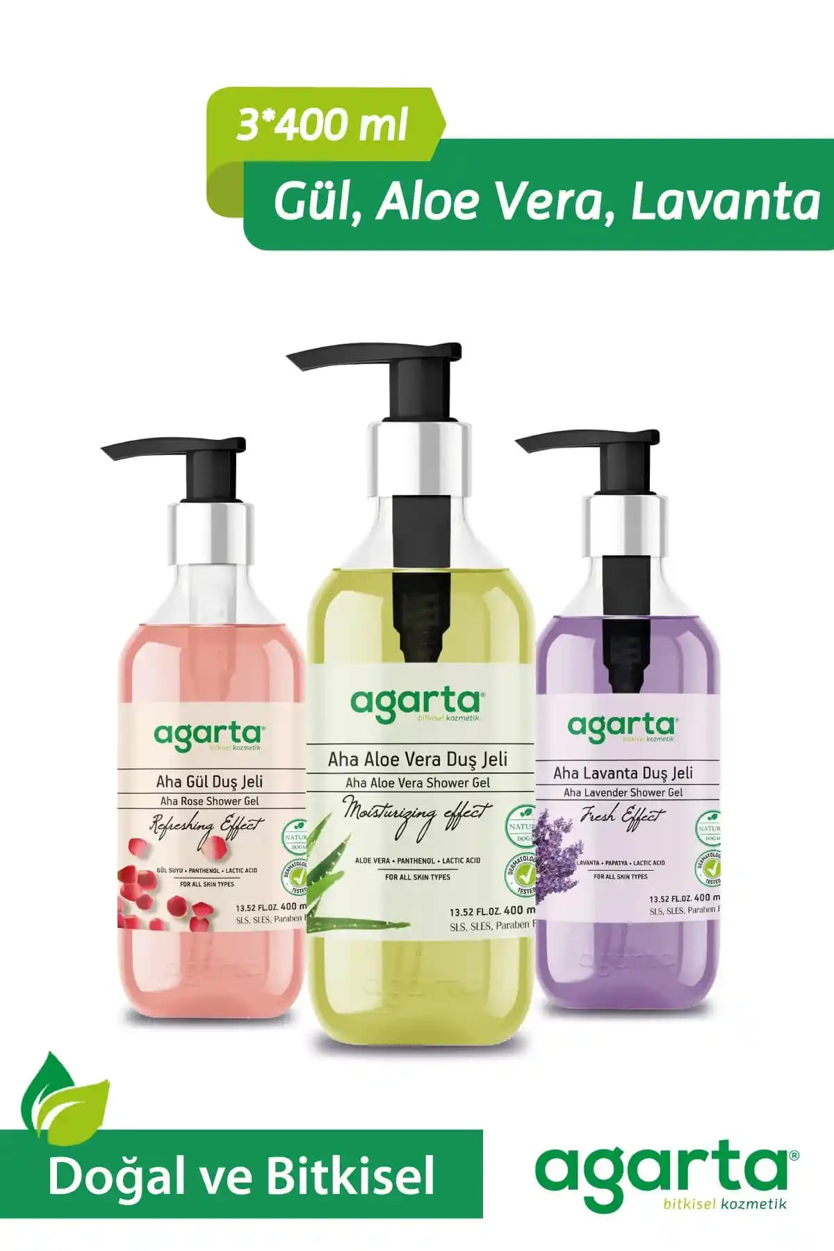 Doğal Aloe Vera ve Lavanta İçeren Duş Jeli: Cilt Sağlığı ve Rahatlatıcı Özellikler