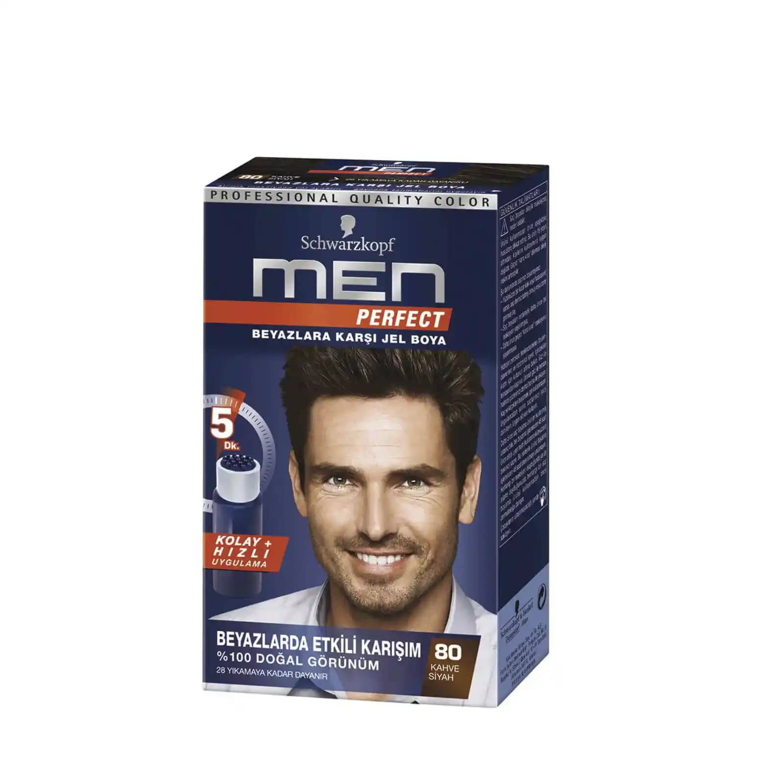 Erkekler İçin Schwarzkopf Men Perfect 80 Kahve Siyah Saç Boyası Özellikleri ve Kullanım Rehberi