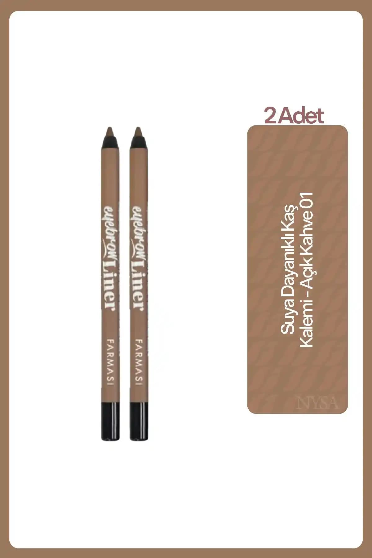 Farmasi Suya Dayanıklı Açık Kahve Kaş Kalemi ile Doğal ve Kalıcı Makyaj