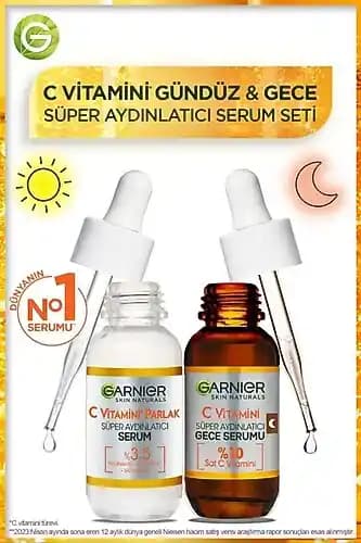Garnier Vitamin C Parlak Serum Seti ile Cilt Parlaklığını Artıran Güçlü Bakım Çözümü