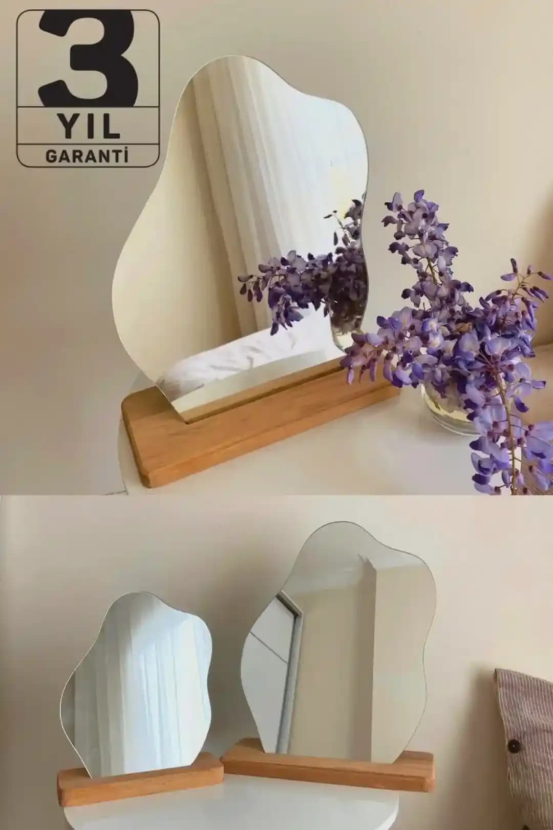 Geniş Yüzeyli Estetik Tasarımlı Makyaj Aynaları Güzellik ve Fonksiyonellik Bir Arada