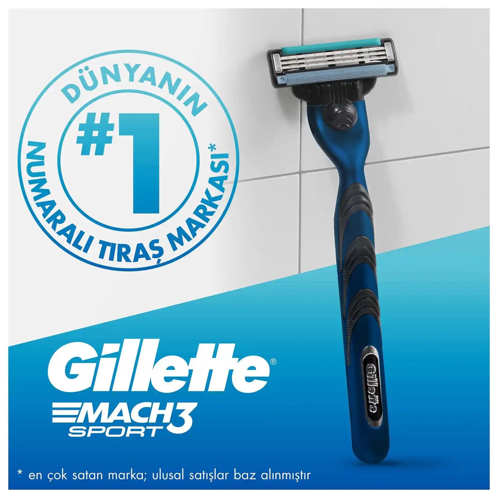 Gillette Mach3 Sport Tıraş Bıçağı: Ergonomik Tasarım ve Yüksek Performans Özellikleri