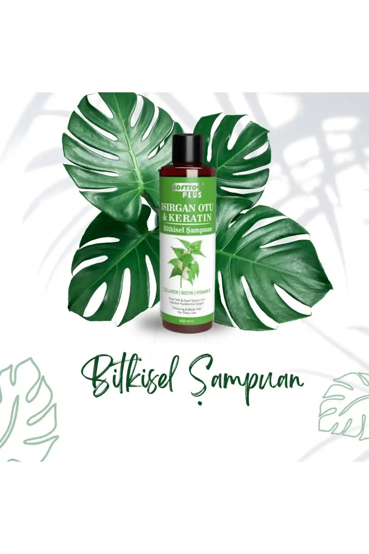 Isırgan Otlu Bitkisel Şampuanlar Saç Dökülmesini Önler ve Saç Sağlığını Destekler