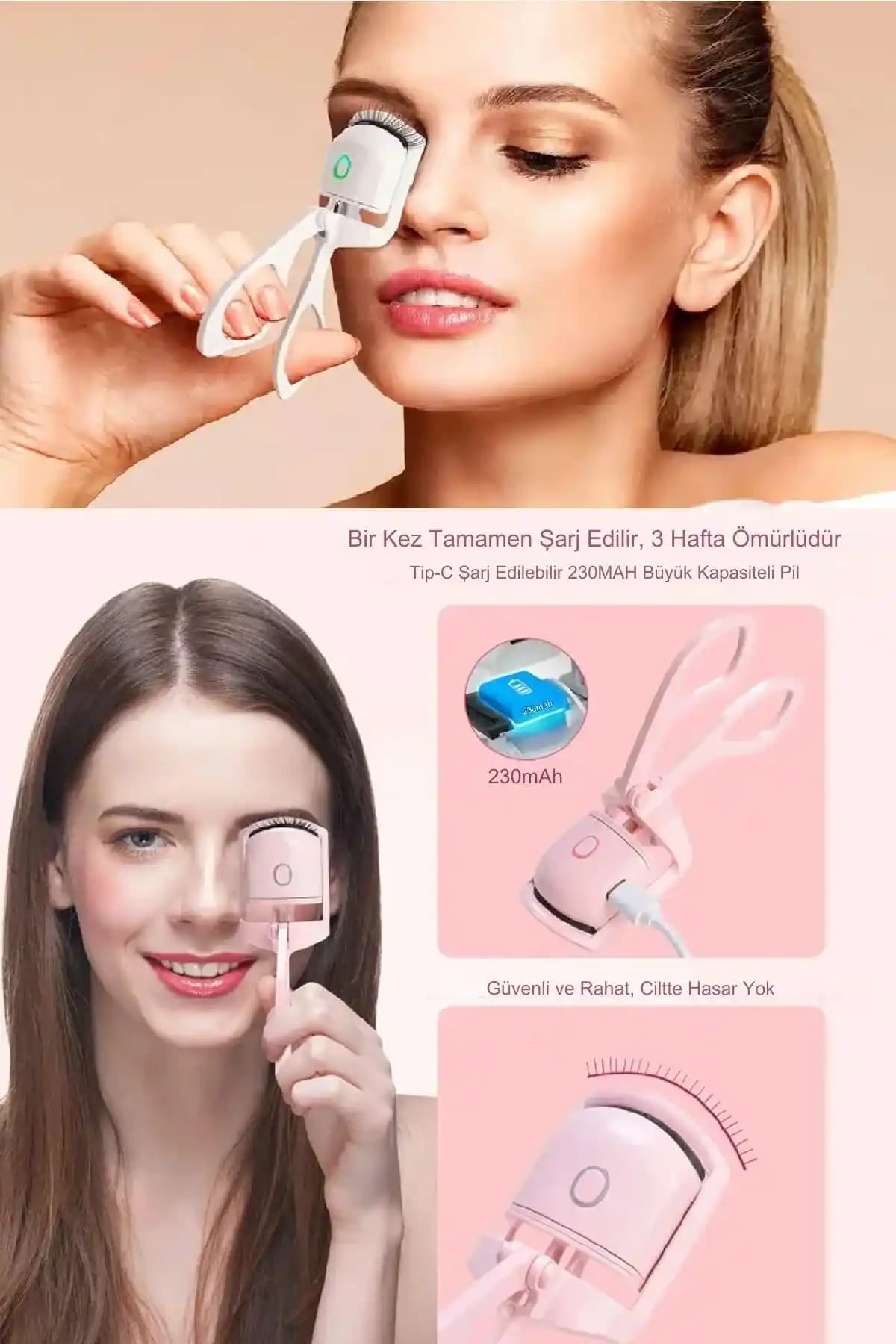 Kendi Kendine Isıtmalı Taşınabilir Kirpik Kıvırıcıları ile Güzellik Rutininizi Geliştirin