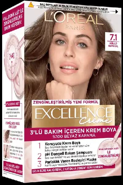 L'Oreal Kalıcı Kumral Saç Boyası ile Doğal ve Uzun Süreli Renk Koruma