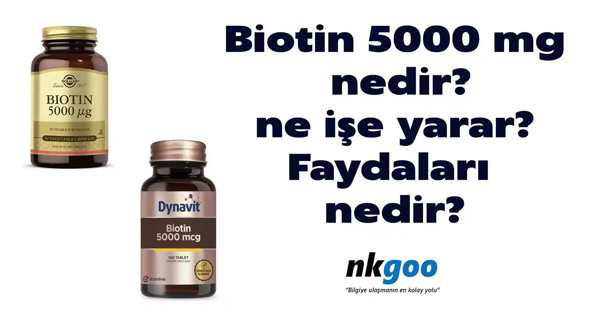 Medohbiotin 5000 mg Biotin Takviyesi Saç, Cilt ve Tırnak Sağlığını Destekler