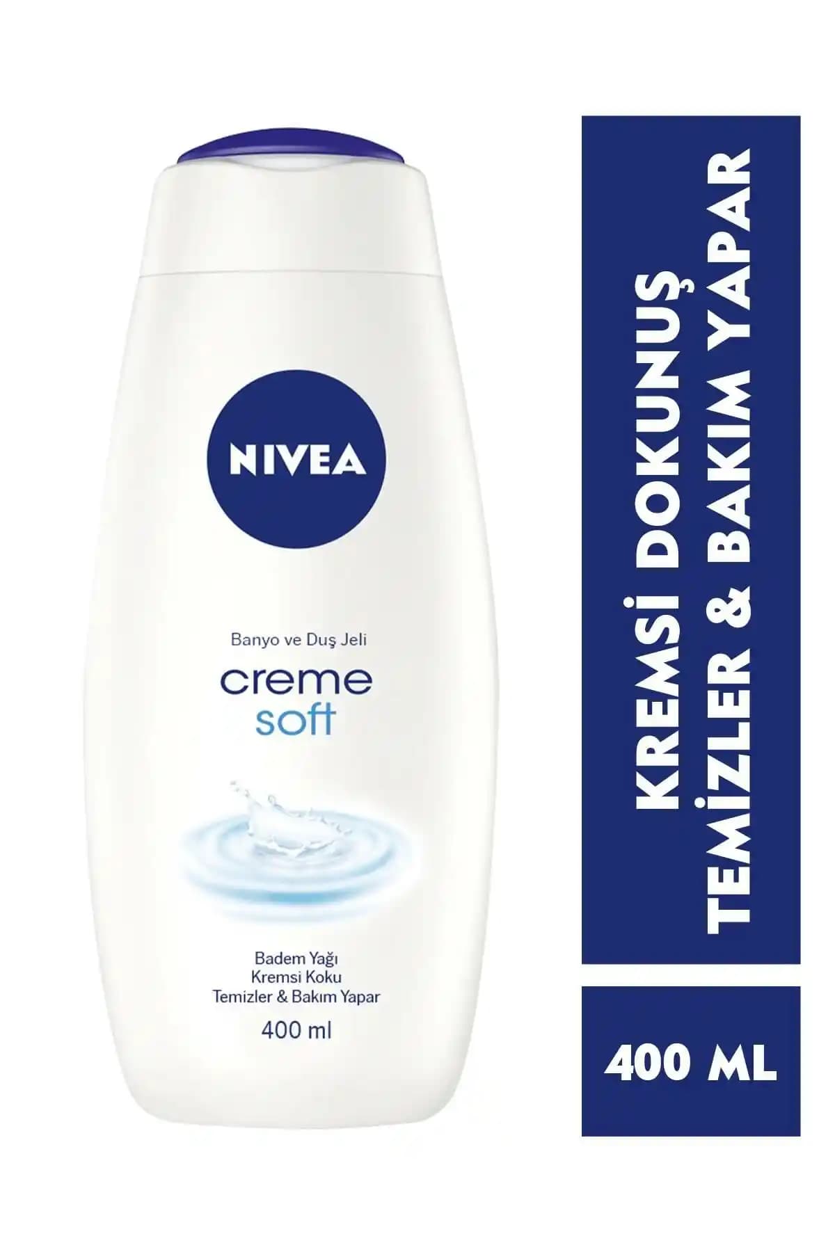 NIVEA Creme Soft Duş Jeli: Kuru ve Hassas Ciltler İçin Nemlendirici ve Temizleyici Ürün