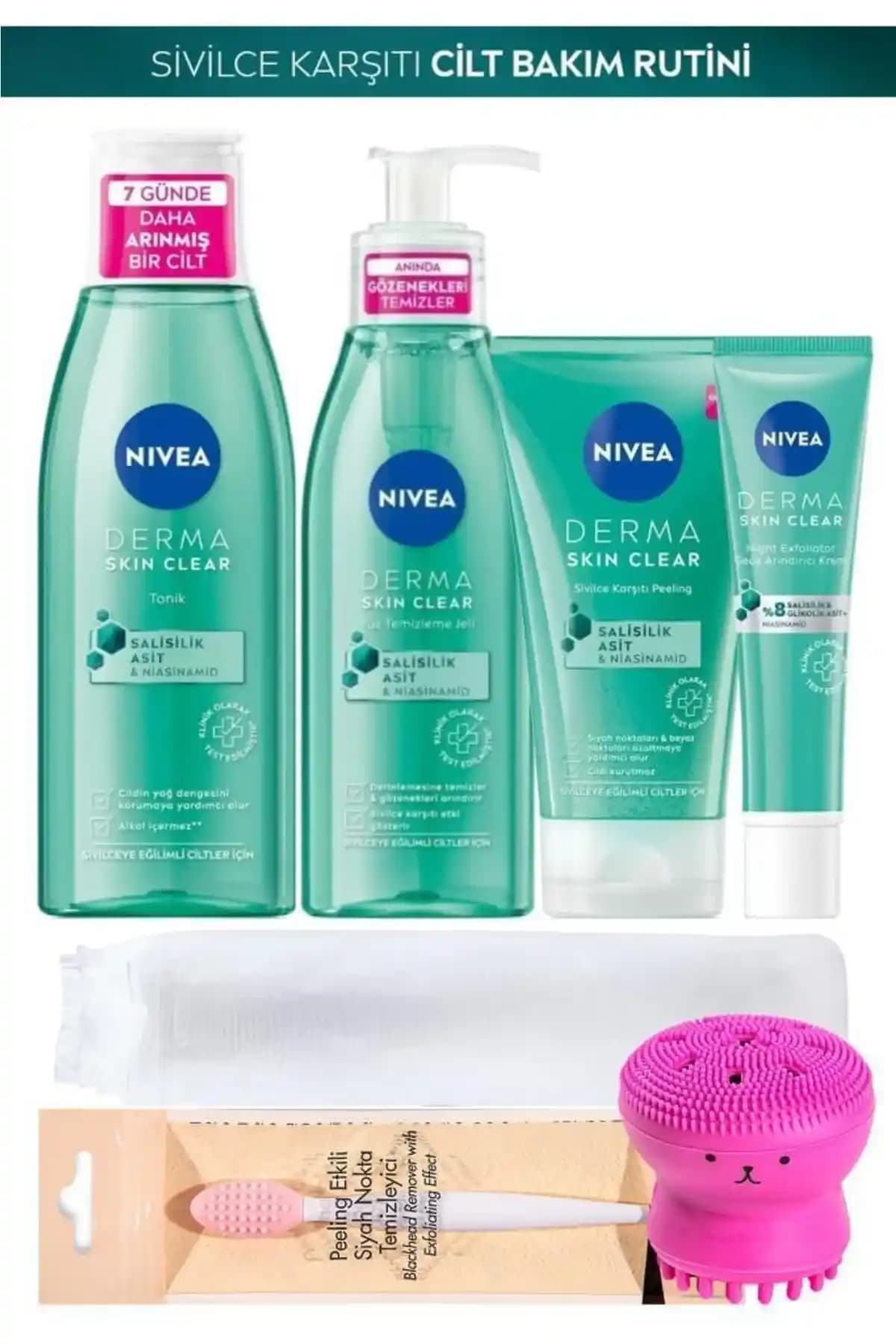 Nivea Derma Skin Clear Serisi ile Akne ve Gözenek Problemlerine Etkili Çözüm
