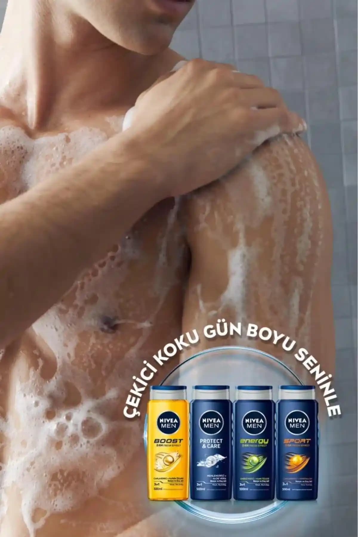 Nivea Erkek Duş Jeli Serisi: Ferahlatıcı ve Canlandırıcı Özellikleriyle Günlük Bakım