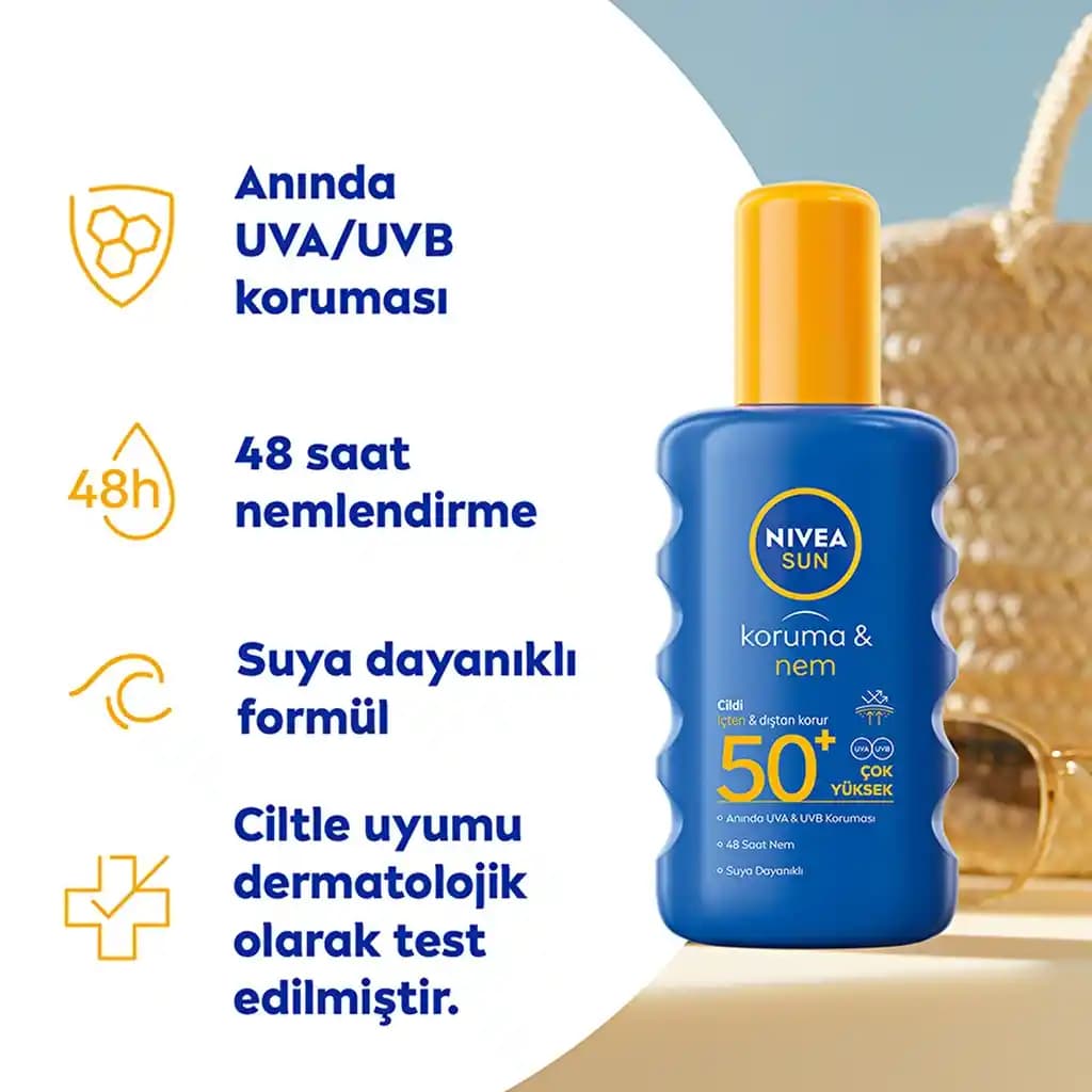 Nivea Güneş Spreyleri: Yüksek UVA ve UVB Koruması Sunan Güvenilir Güneş Koruyucu Seçenekleri