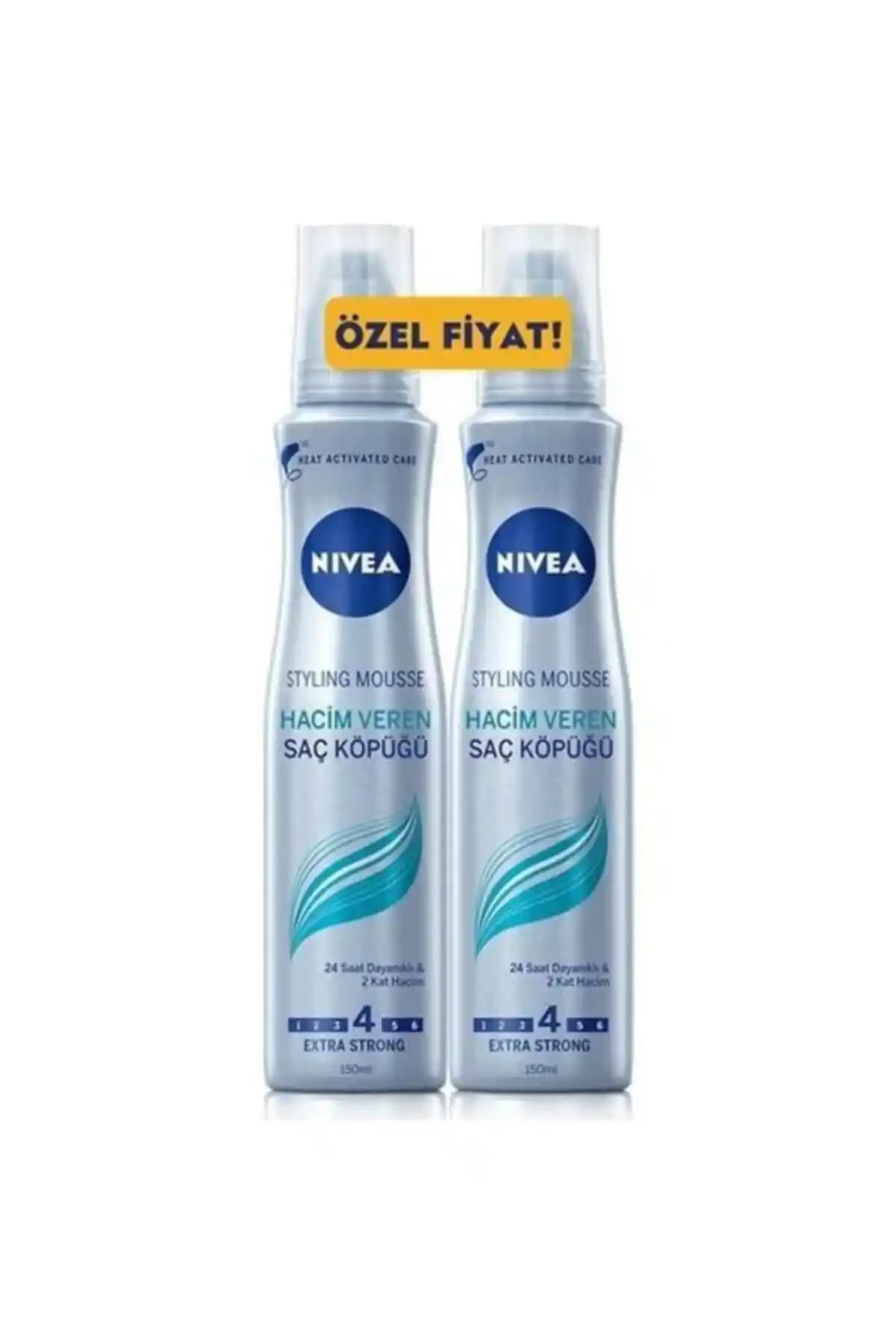 NIVEA Hacim Veren Saç Köpüğü İnce Telli Saçlar İçin Doğal Dolgunluk Sağlar