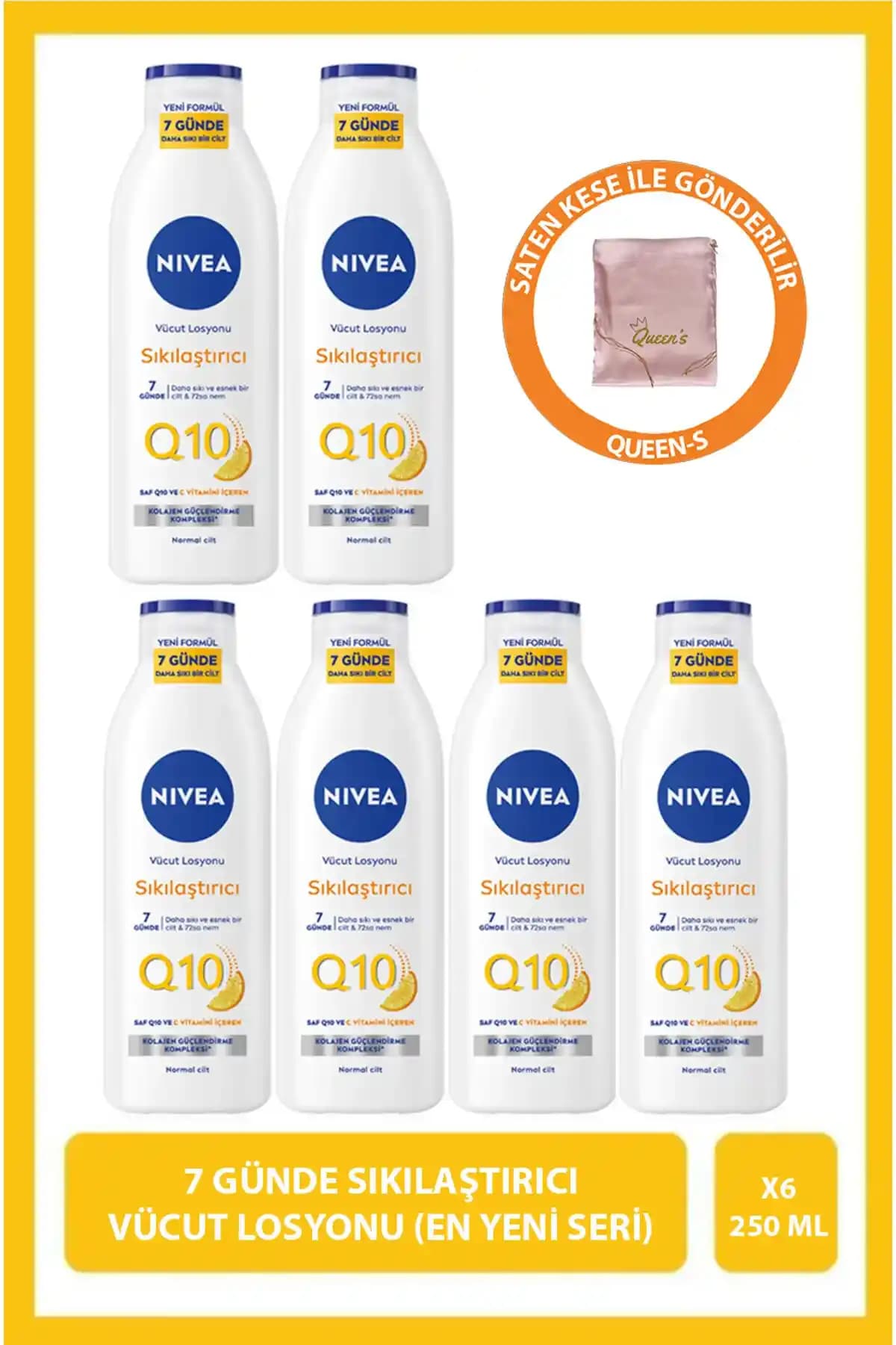 NIVEA Q10 Sıkılaştırıcı Vücut Losyonu ile Cilt Elastikiyetinizi Artırın