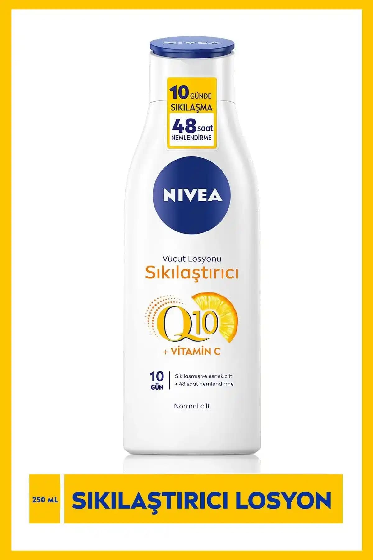 NIVEA Q10 ve C Vitamini İçeren Sıkılaştırıcı Losyonlar Cilt Elastikiyetini Artırmada Güncel Yaklaşımlar