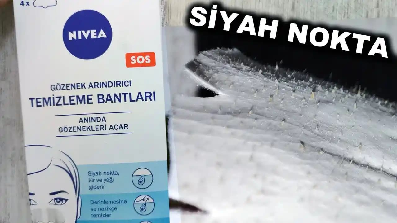 NIVEA Siyah Nokta ve Burun Bantları ile Gözenekleri Derinlemesine Temizleme Çözümü