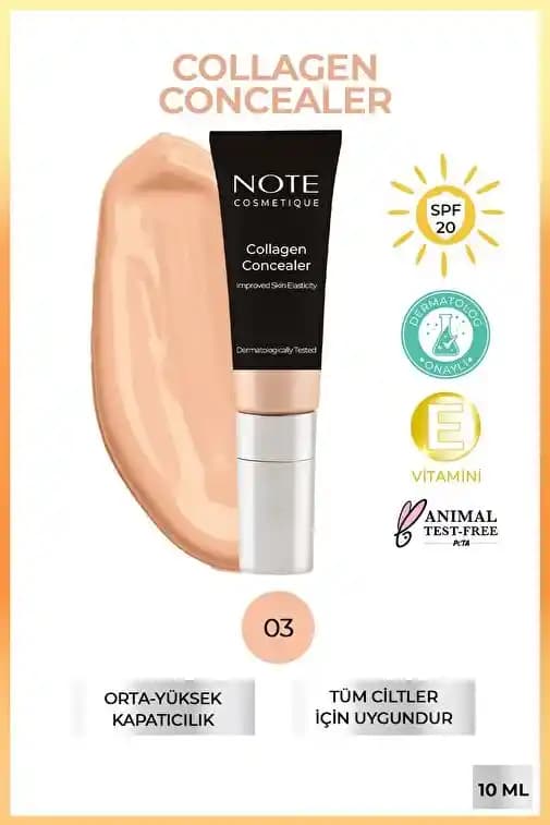 Note Collagen Concealer ile Göz Altı Bakımında Yenilikçi ve Çok Yönlü Çözüm