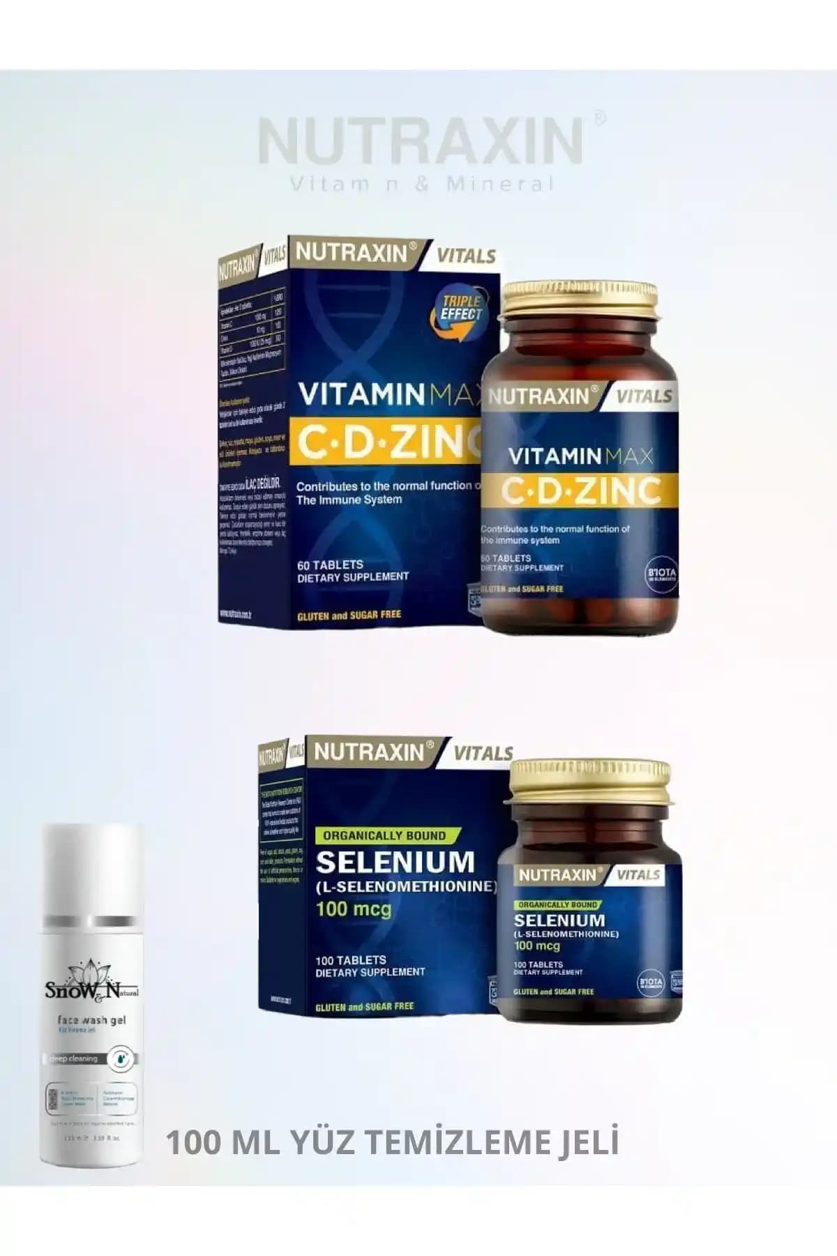 Nutraxin Çinko ve Biotin Takviyeleri ile Sağlık ve Güzellik Destekleri