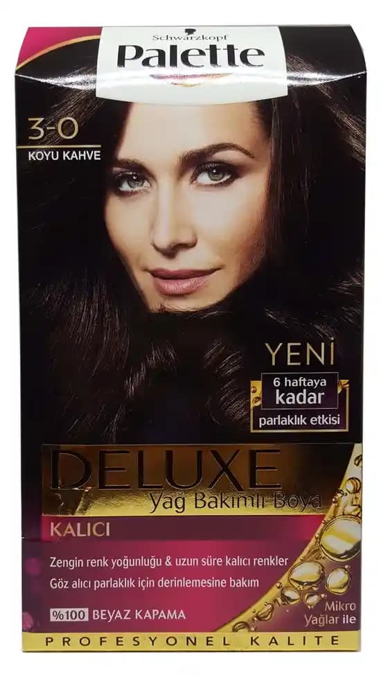 Palette Deluxe 5 889 Koyu Kahverengi Saç Boyası ile Doğal ve Parlak Görünüm Sağlama