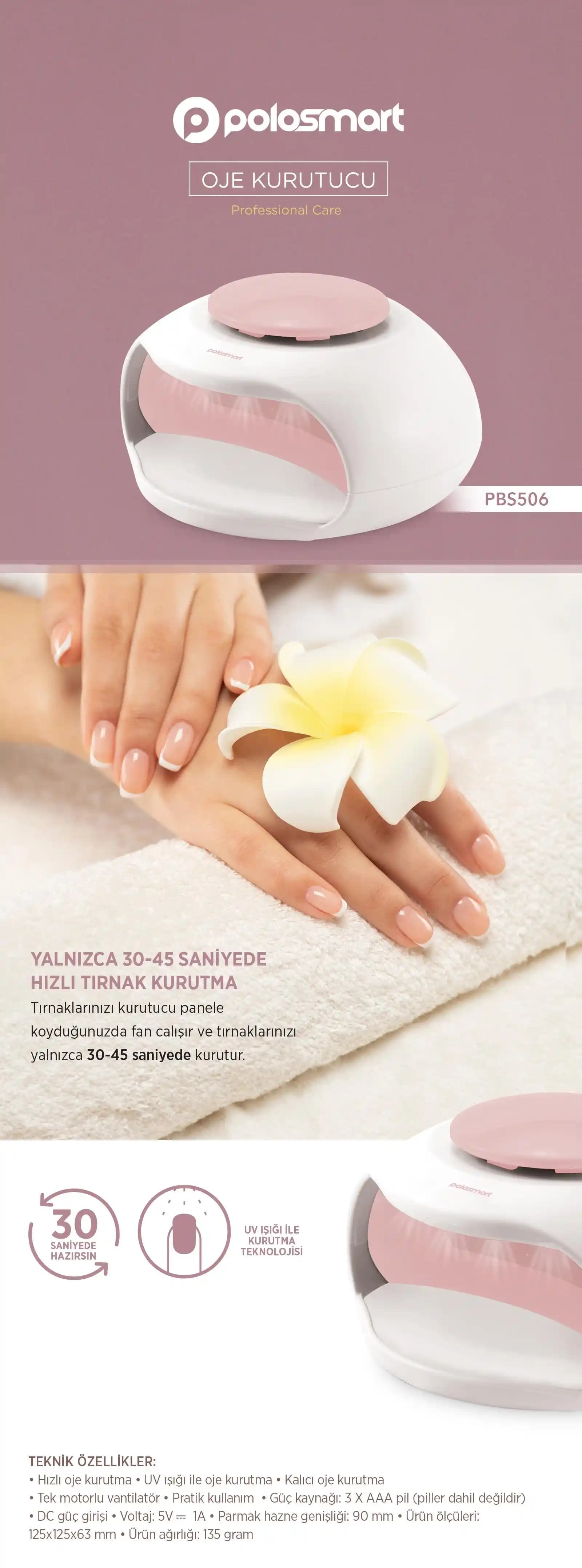 Profesyonel ve Bireysel Kullanım İçin Oje Kurutucu Seçenekleri: MOZIUR M-3 Plus ve Polosmart PSC14