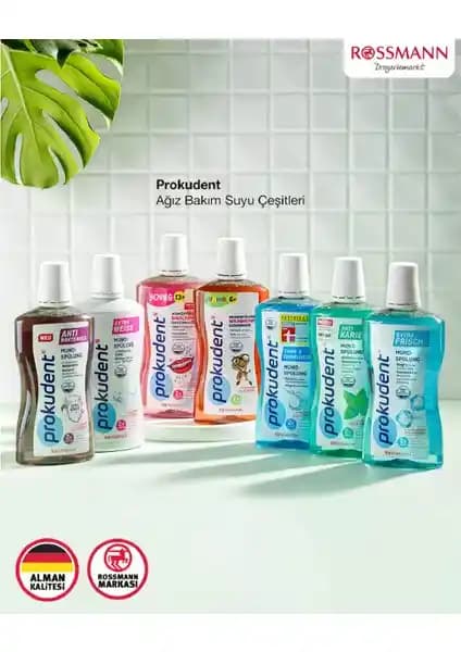 Prokudent Ağız Bakım Suyu: Günlük Diş ve Diş Eti Sağlığını Destekleyen Ferahlatıcı Çözüm