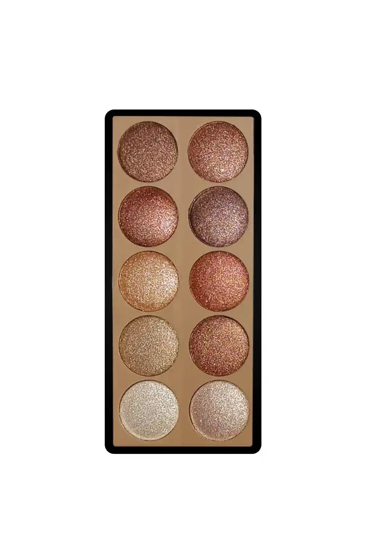 Roesıa Rose Diamond 10'lu Far Paleti: Çok Yönlü ve Işıltılı Göz Makyajı Seçeneği