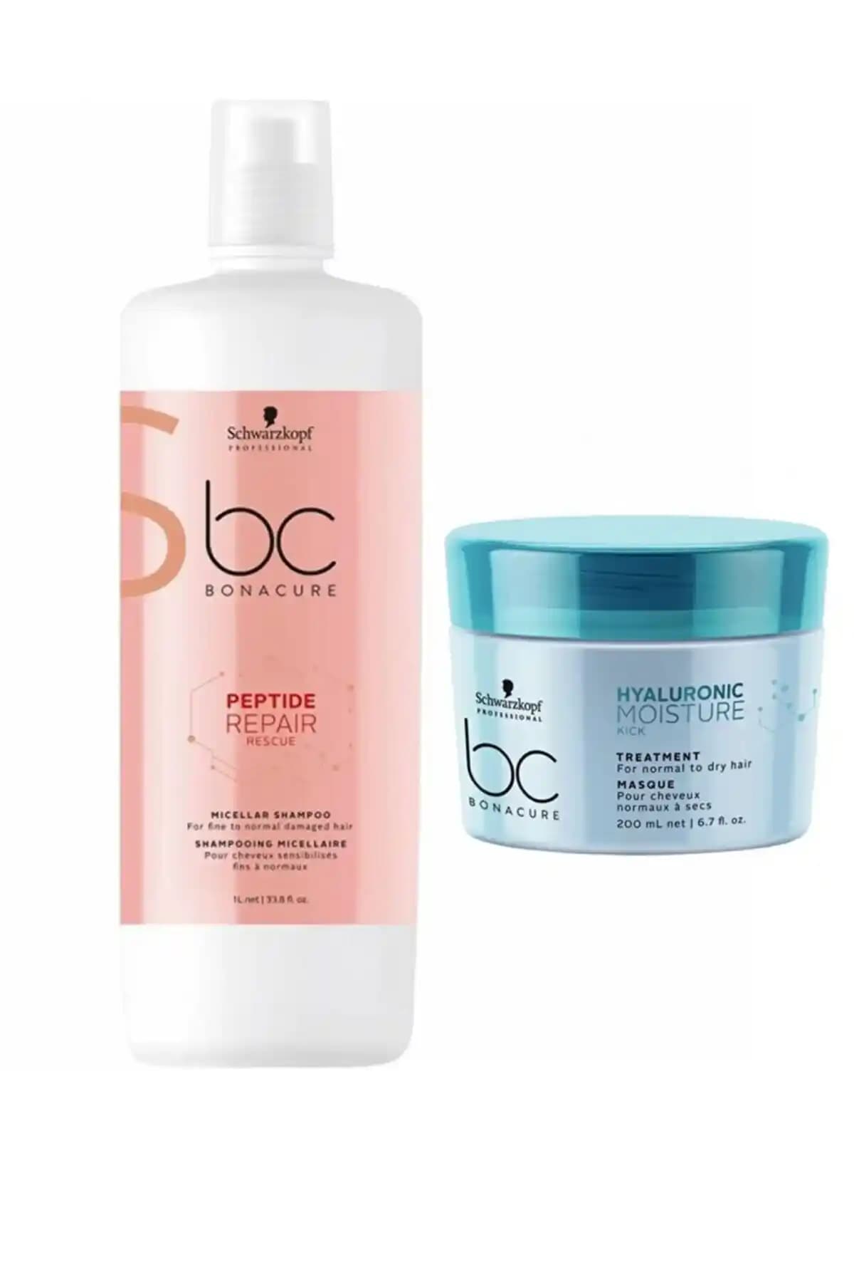 Schwarzkopf BC Bonacure Hyaluronic Nem Yükleme Şampuanı Kuru ve Yıpranmış Saçlar İçin Güçlü Nemlendirme Çözümü