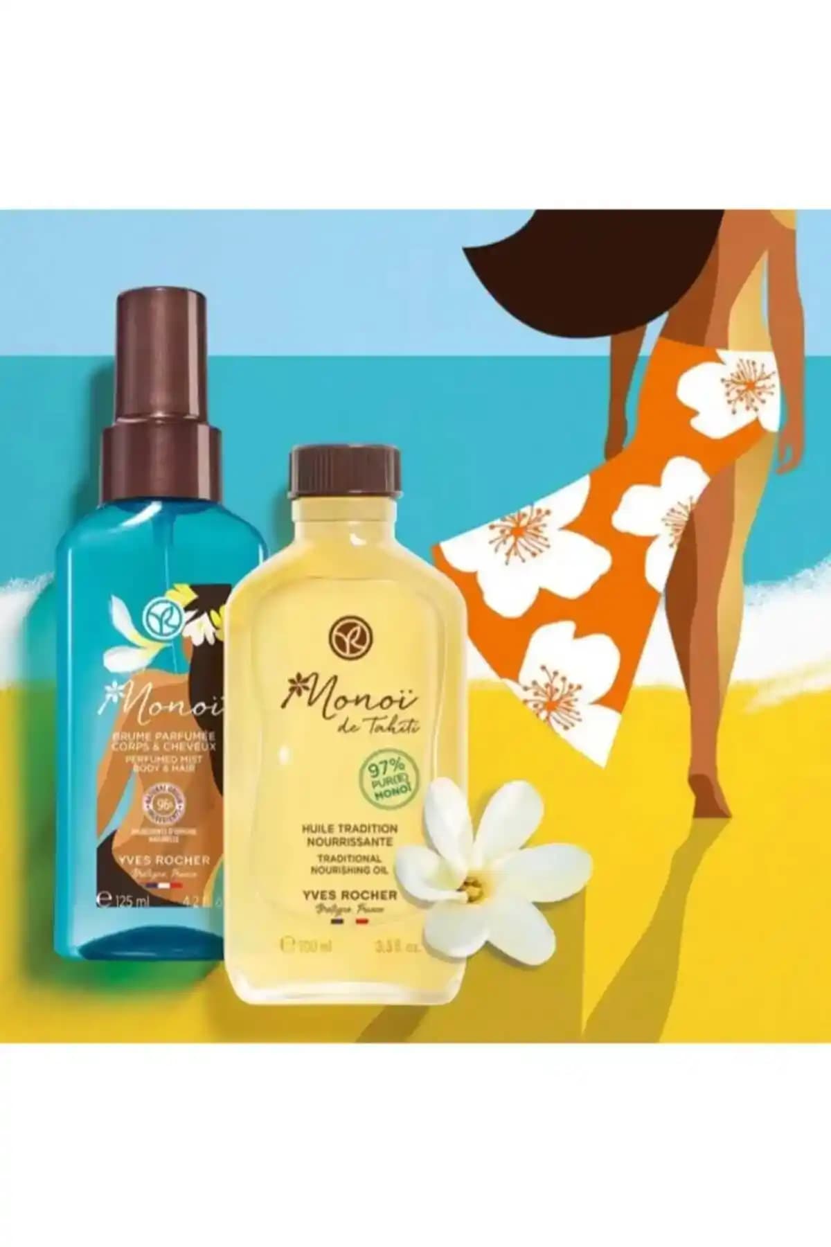 Yves Rocher Monoi Yağı: Doğal Tropikal Bakım ve Çok Yönlü Kullanım Özellikleri