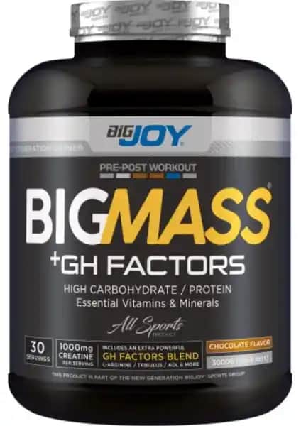Bigjoy Big Mass ve Progainer Karşılaştırması Sporcu Kütle Artırıcı Ürünler