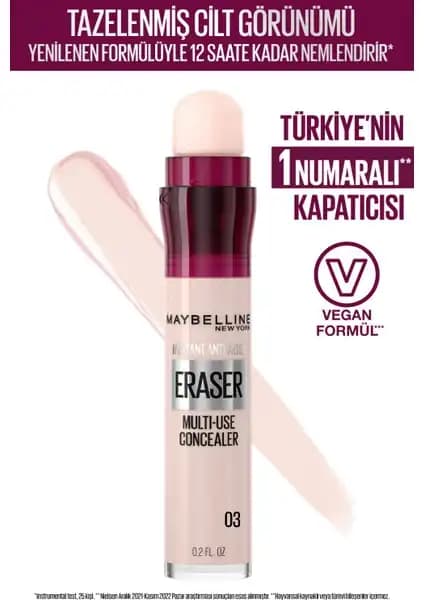 L'Oréal Paris Infaillible ve Maybelline New York Anti Age Eraser Kapatıcı Karşılaştırması 2023 2