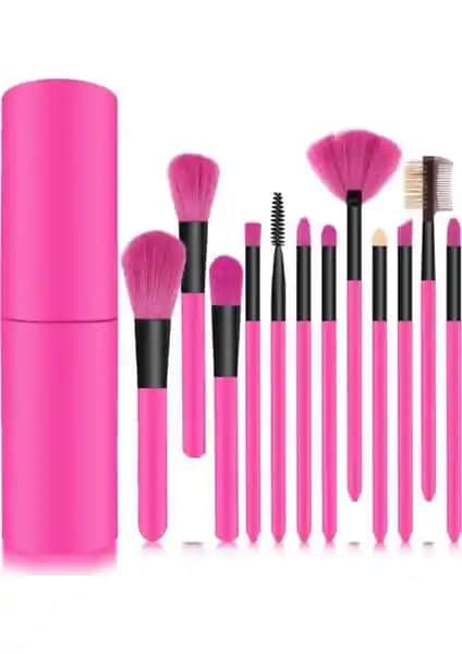 Makyaj Fırça Setleri Karşılaştırması: MUJGAN 12'li Gül Kurusu ve 13'lü Pembe Setleri