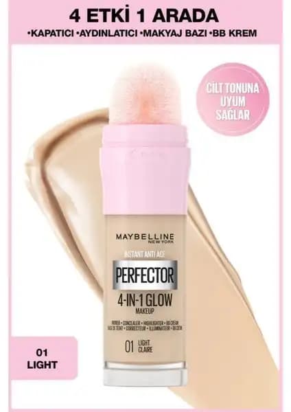 Maybelline Instant Perfector Glow ve L'Oréal True Match Fondöten Karşılaştırması 1