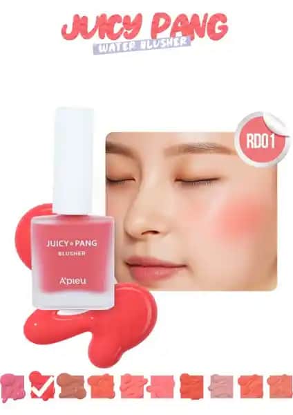 MISSHA Juicy-Pang Water Blusher Karşılaştırması RD01 ve SPK01 Ürün Özellikleri