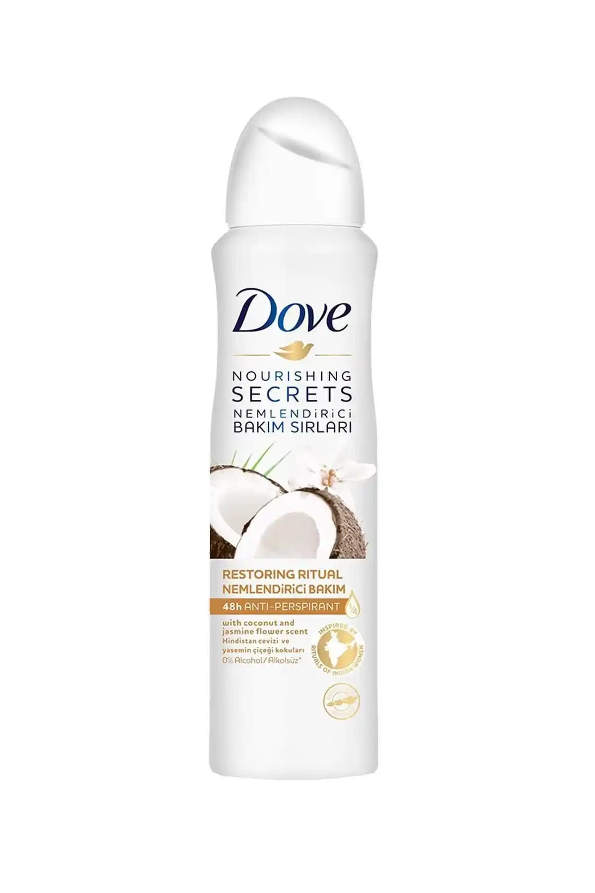 Dove Women Deo: Hindistan Cevizi ve Yasemin ile Kalıcı Ferahlık Sağlayan Deodorant