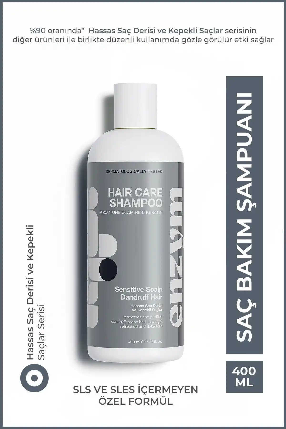 ENZYM COSMETICS Kepek Önleyici Şampuan ile Saç Derisi Sorunları için Etkili Çözüm