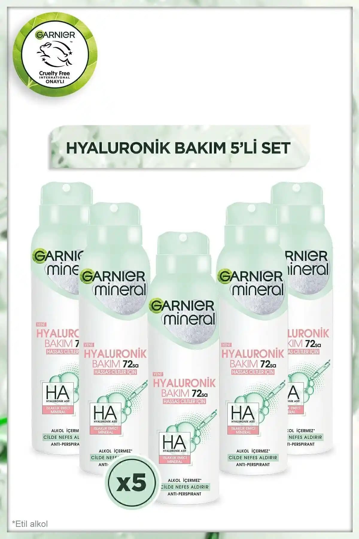 Garnier Mineral Hyaluronik Bakım Sprey Deodorant: Doğal Ferahlık ve Etkili Koruma İçin İdeal Seçim