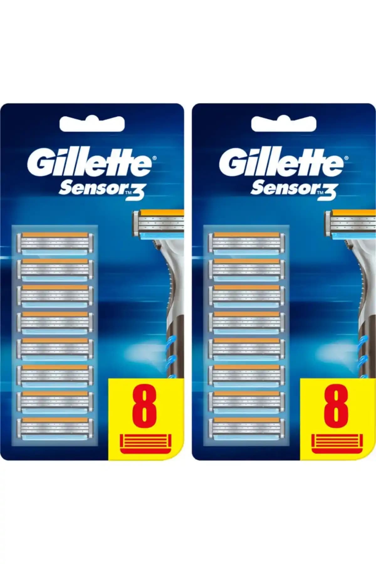 Gillette Sensor3 Yedek Tıraş Bıçağı ile Konforlu ve Pürüzsüz Tıraş Deneyimi