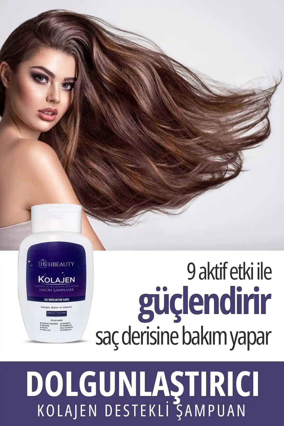 HBEAUTY Kolajen ve Keratin Şampuanı: Saç Dökülmesini Azaltan Etkili Çözüm
