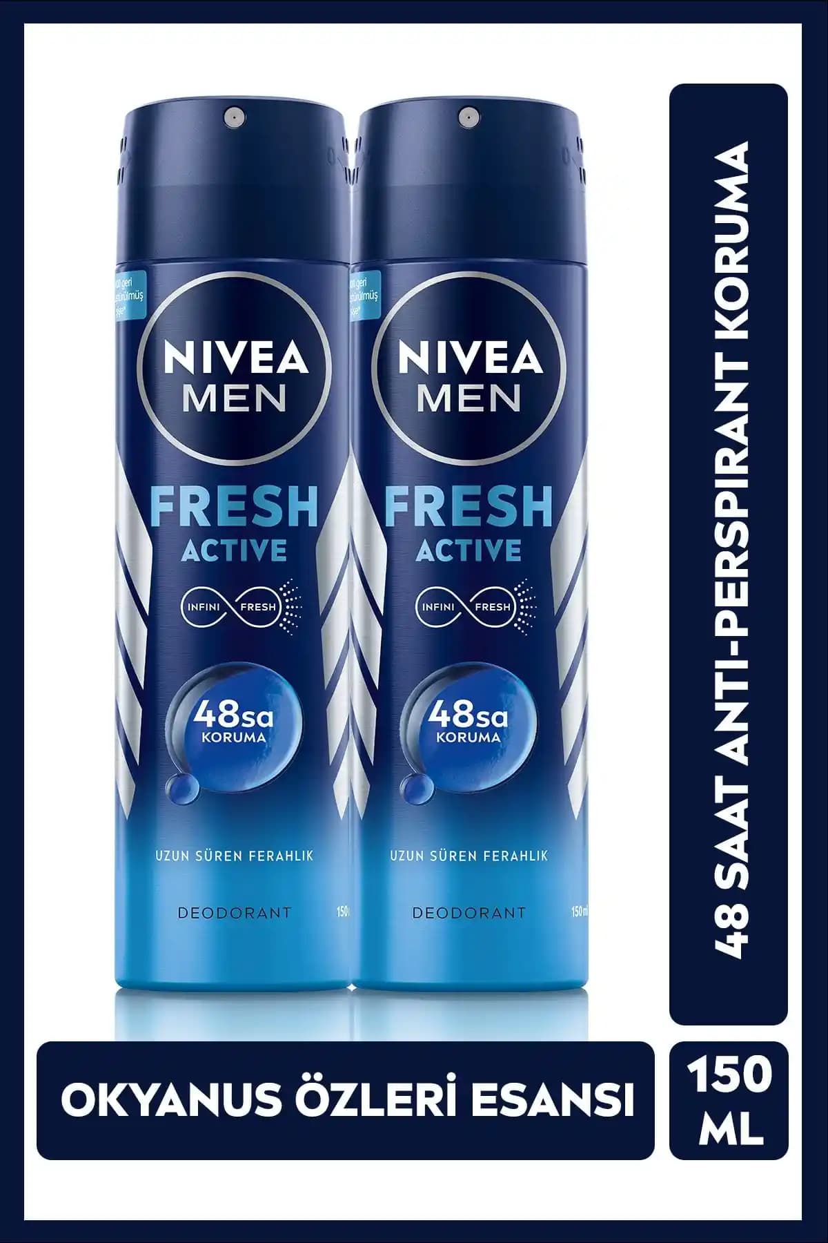Nivea Men Fresh Active Erkek Sprey Deodorant İncelemesi ve Kullanıcı Deneyimleri
