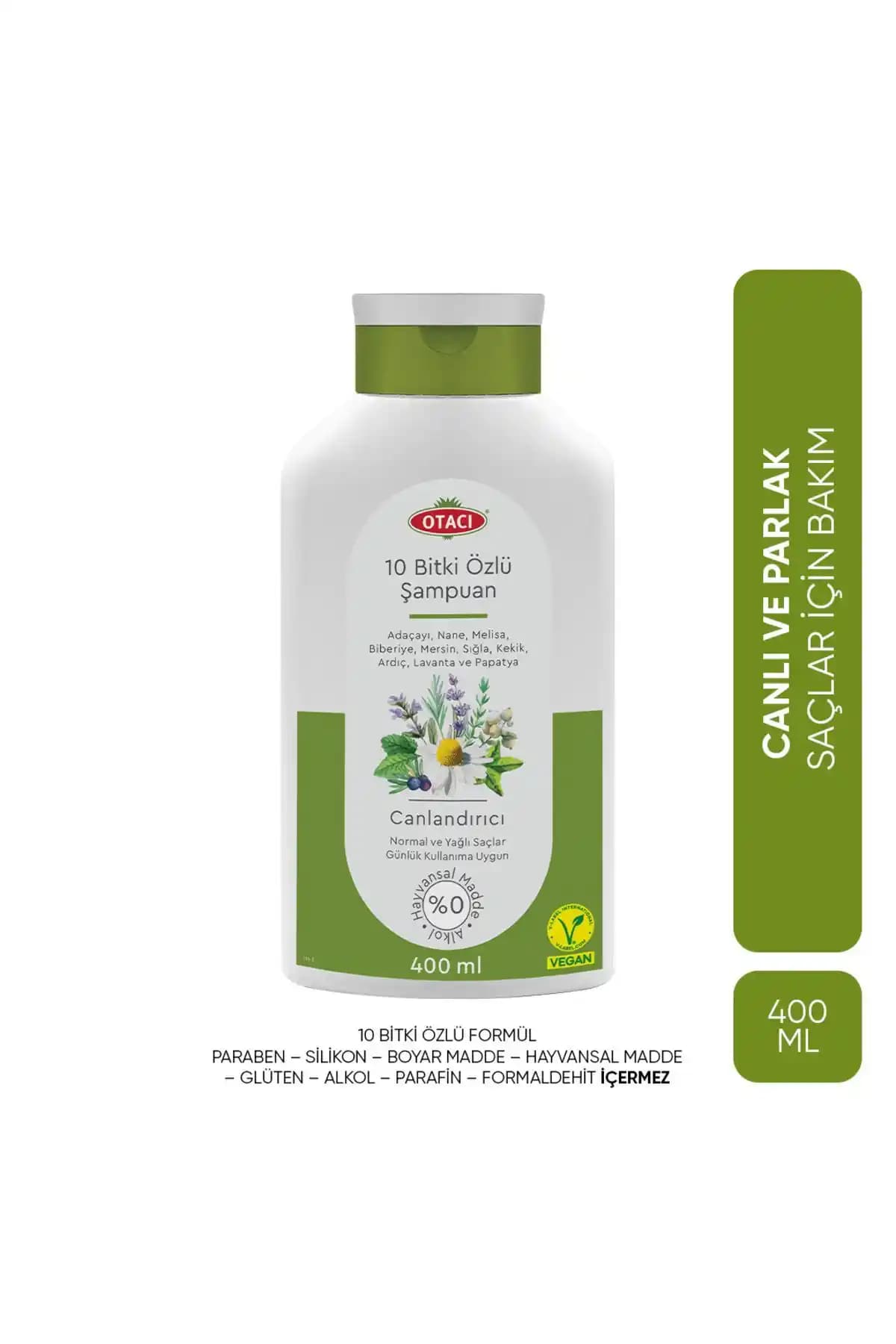 Otacı 10 Bitki Özlü Canlandıcı Şampuan: Doğal İçeriklerle Saçınızı Besleyin