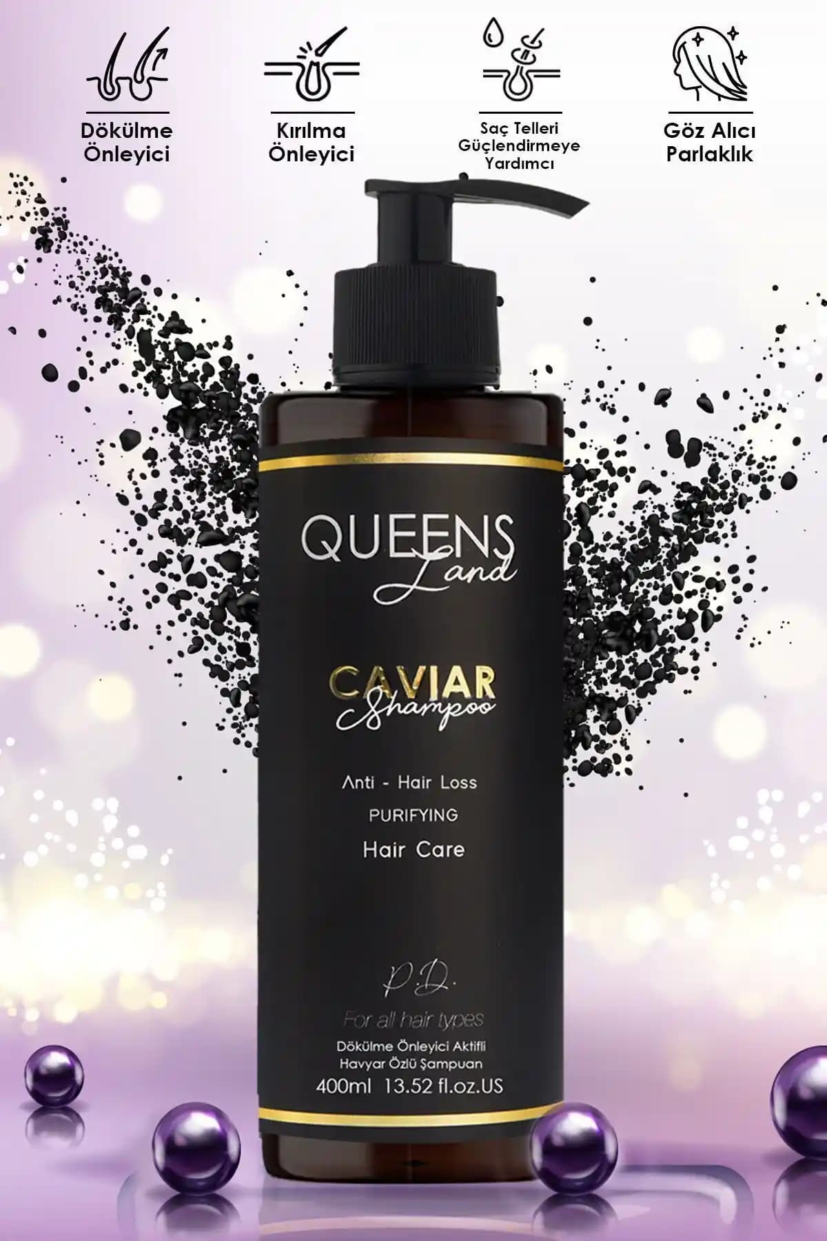 Queensland Pınar Dönmez Dökülme Önleyici ve Hızlı Uzama İçin Şampuan