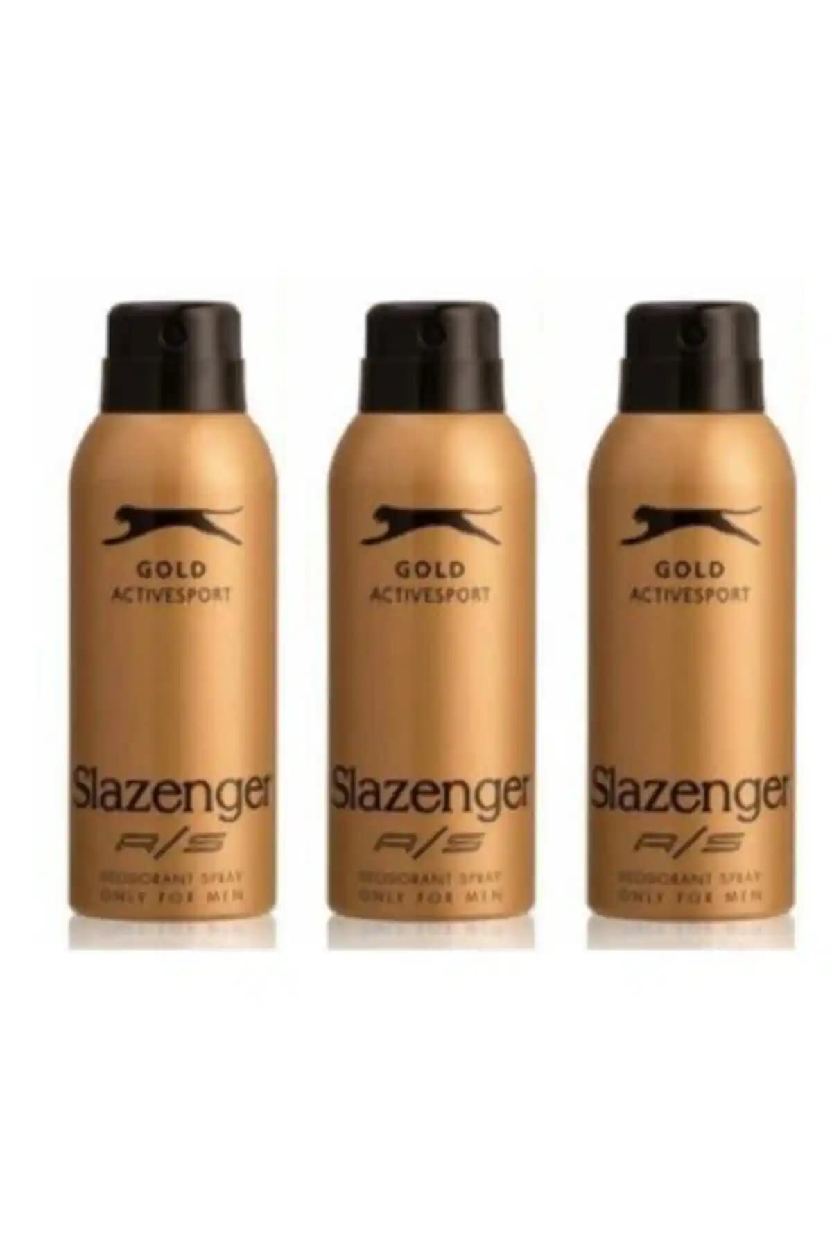 Slazenger Active Sport Gold Deo 150 ml: Kalıcı ve Ferahlatıcı Erkek Deodorantı